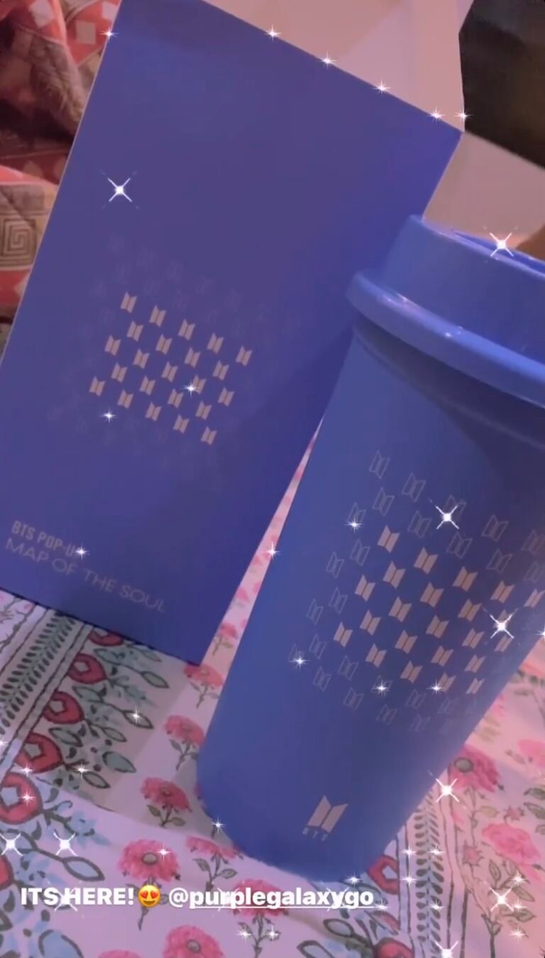 BTS POP-UP- Map Of The Soul- Tumbler Signature Blue photo review