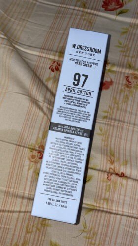 W.DRESSROOM Perfume Hand Cream No.97-April Cotton (50ml) photo review