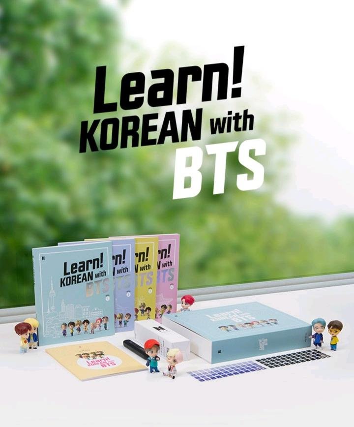 BTS - LEARN KOREAN! With BTS Book Package + Moti Pen