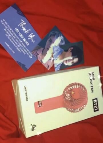 BT21 BABY Mini Handy Fan-TATA photo review