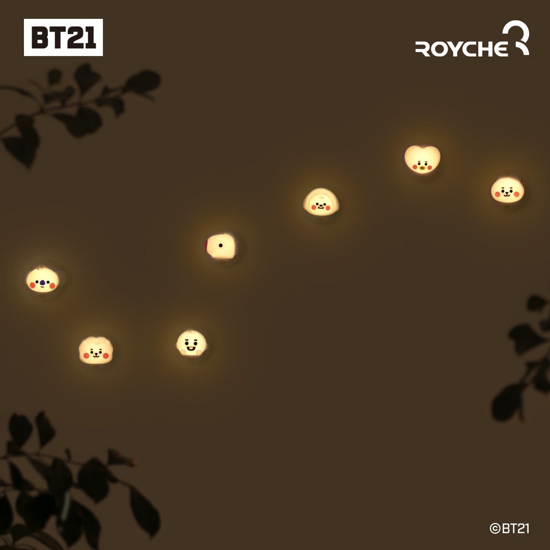 BT21 X ROYCHE- BABY Sensor Mood Lamp - Image 2