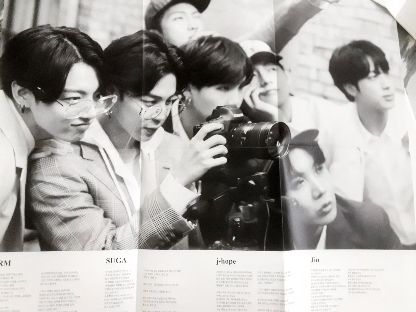 Official BE (Deluxe Edition) Lyrics Poster