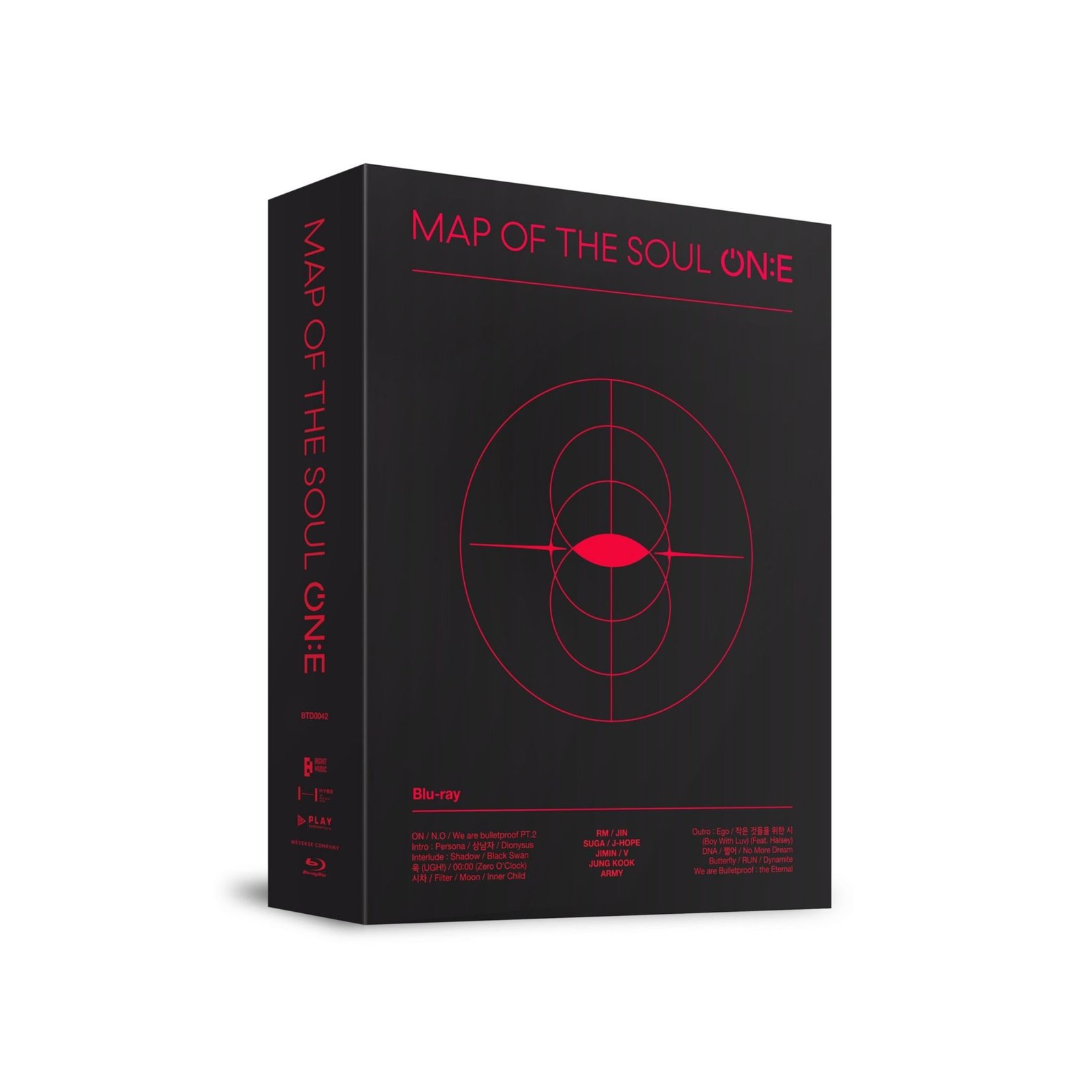 BTS MAP OF THE SOUL ON:E BLURAY