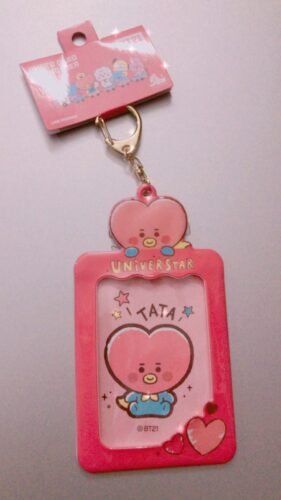 BT21 Baby Keychain Photocard Holder-TATA photo review
