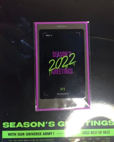 BTS 2022 Season's Greetings DVD photo review