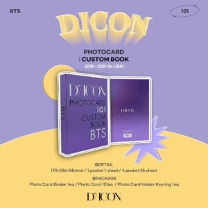 BTS DICON Photocard 101 Custom Book