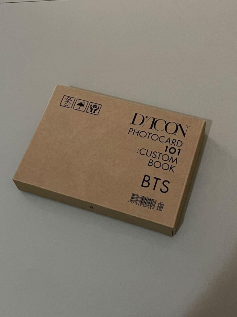 BTS DICON Photocard 101 Custom Book photo review