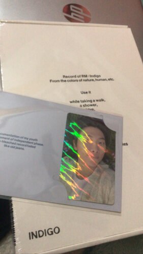 RM- 1st Solo Album "Indigo" [Pre-Order] photo review